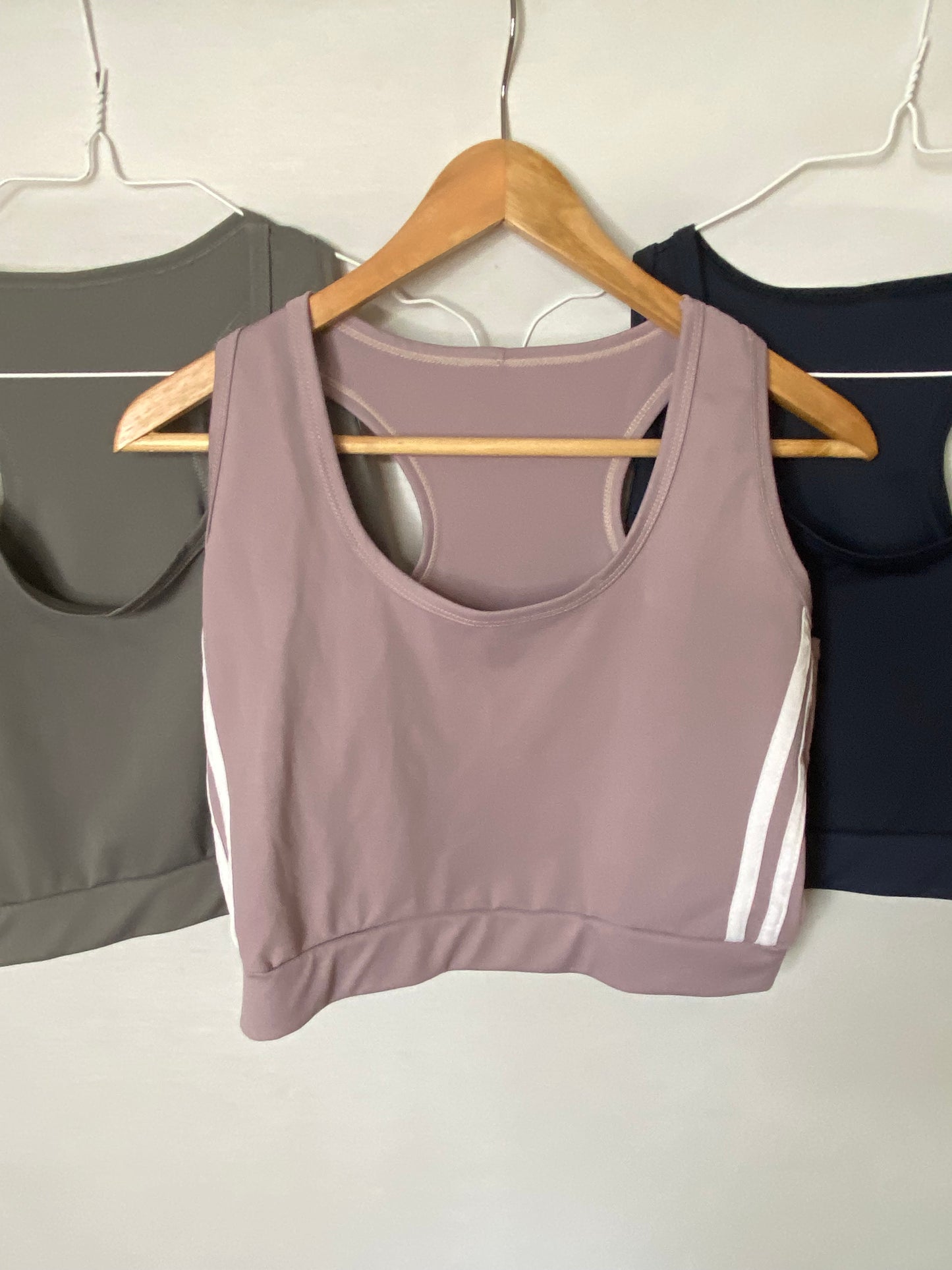 Unbranded - 14-16 3 piece set pink navy grey sports tops