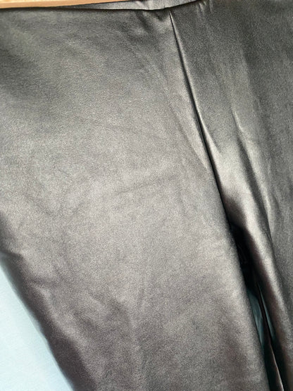Vera Moda - S 8 - black faux leather jeggings