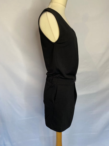 Unika - S/8 - BNWT - black stretch chain detail sleeveless mini dress